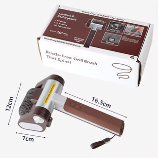 The Rolling Grill Cleaner – Rechargeable Stainless Steel BBQ Grill Cleaner