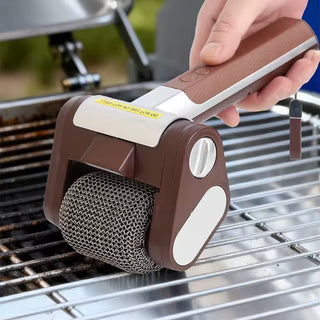 The Rolling Grill Cleaner – Rechargeable Stainless Steel BBQ Grill Cleaner